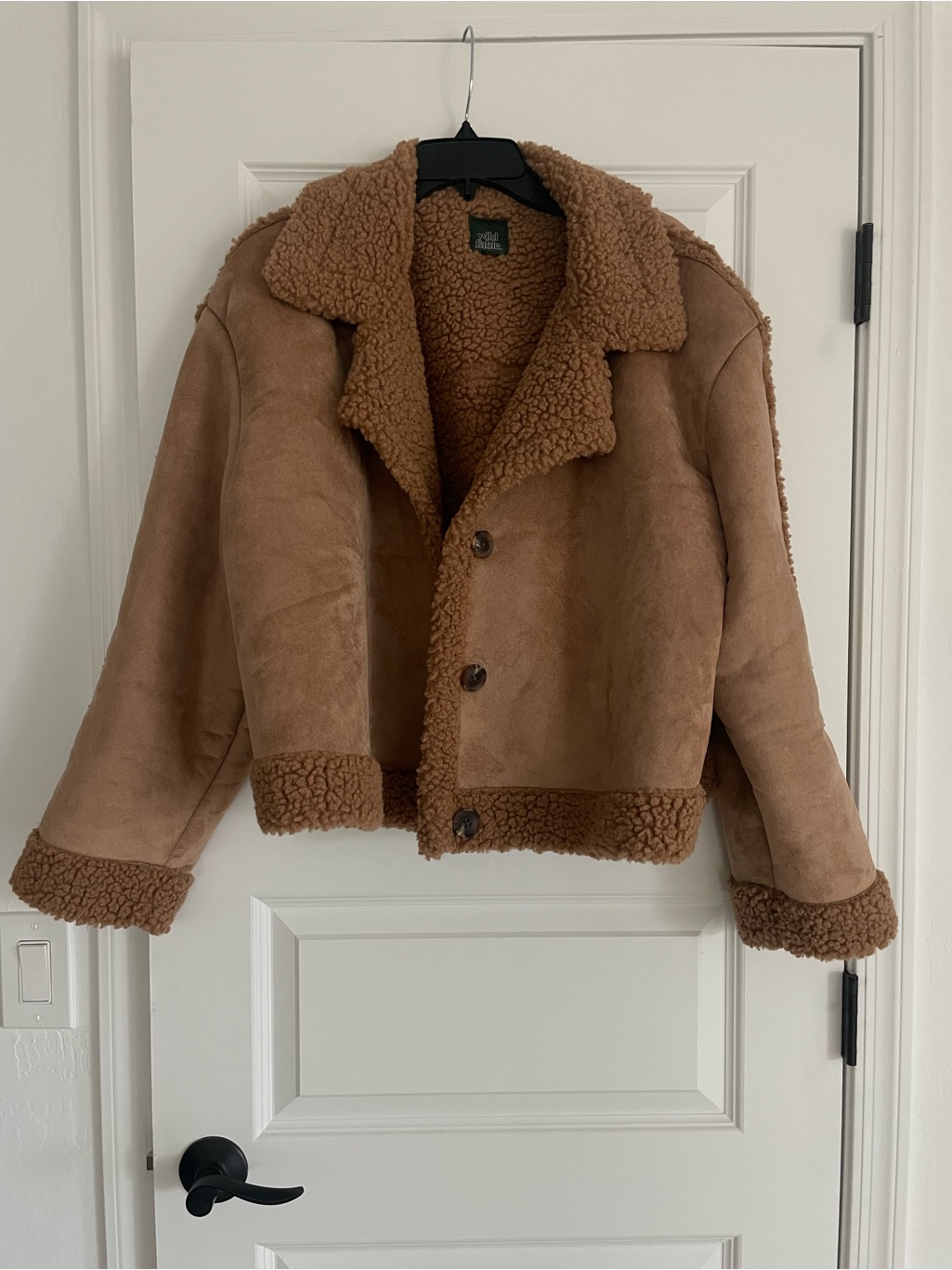 Wild Fable Tan Teddy Sherpa Jacket Size Xxl